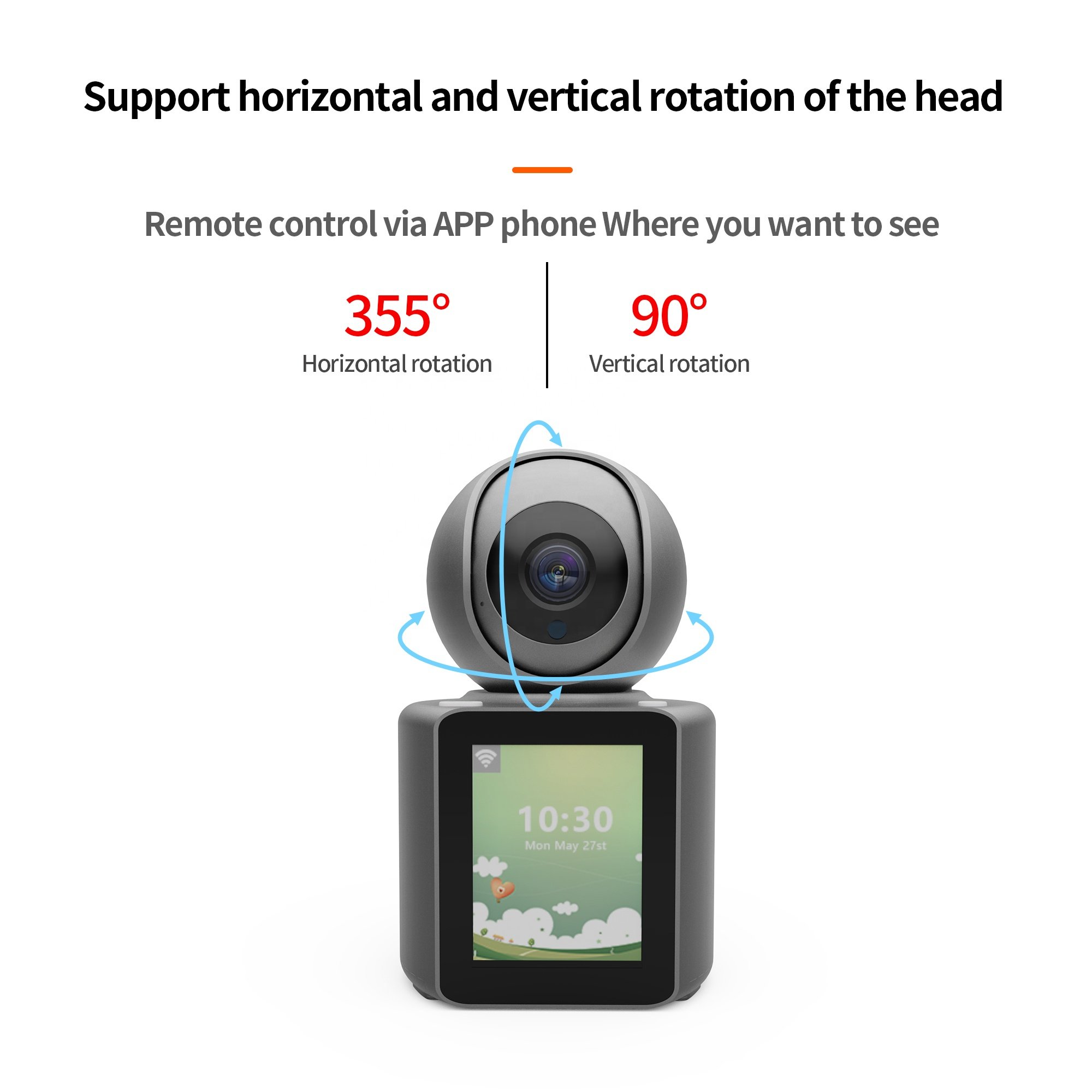 Home Smart Camera Human Tracking Ip Cloud Storage 360 Panoramic Ptz Elderly Safety Abnormal Alarm Wifi Video Call Network Camera