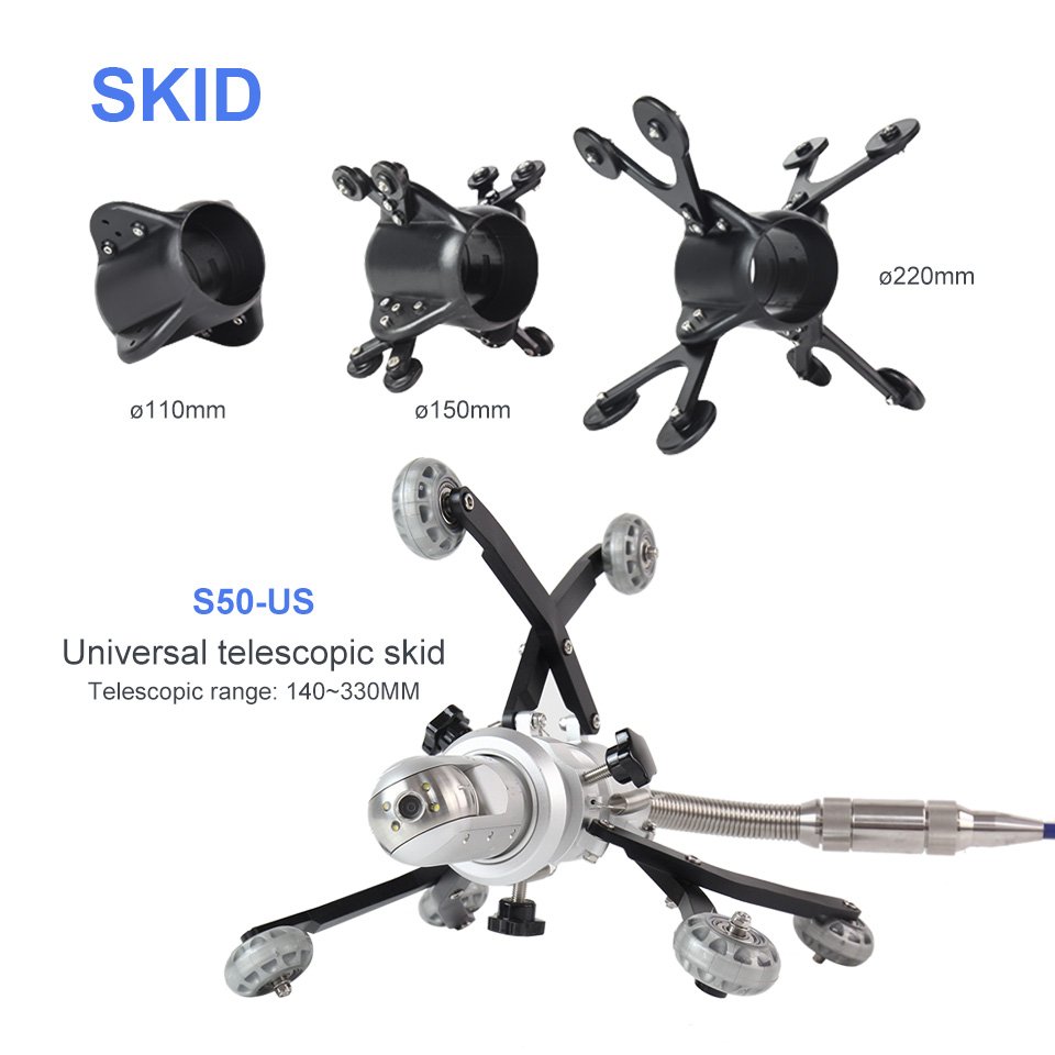 Newly Handheld portable crawler robot 50MM deep water well inspection and drilling drain camera pipe inspection sewer Camera 360