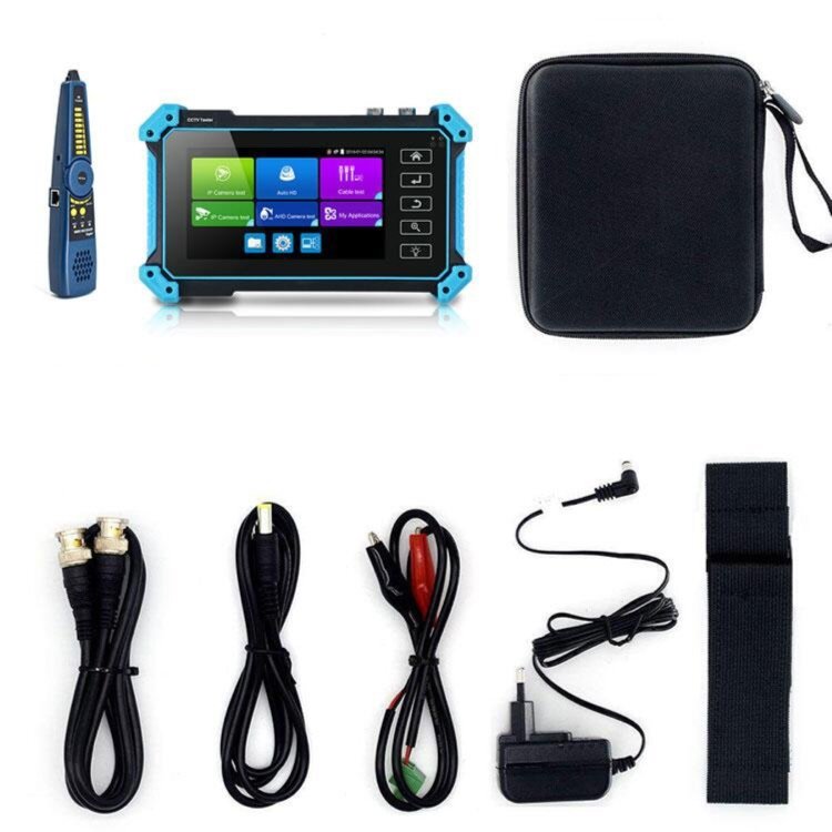9652C IP Camera Tester Security AHD SDI CVI TVI POE Analog Camera Test Cable Tracer touch screen 8MP 4K CCTV tester Monitor