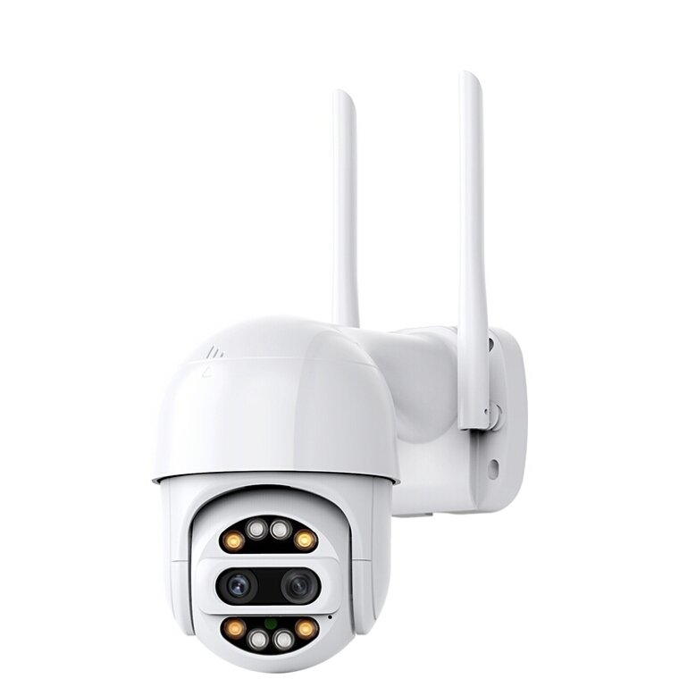 Outdoor CCTV Wifi Video Surveillance Camera 1080P 4K PTZ IP Camera 8x Zoom Dual-Lens Human Detect 2MP CCTV Camera