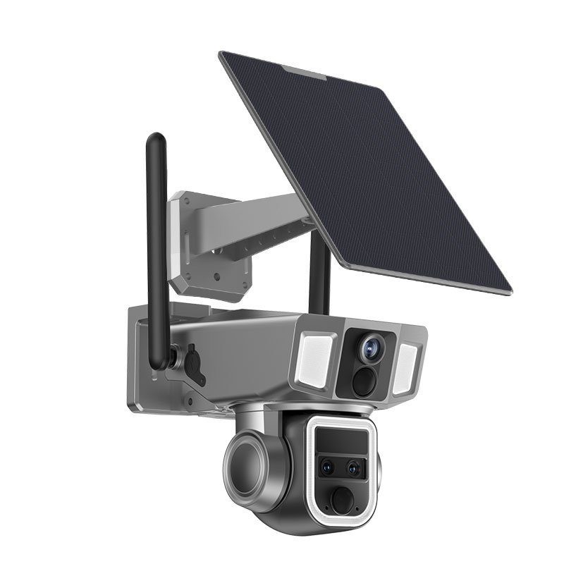 Outdoor Security Camera Wireless 4MP Night Vision 4G/WiFi Waterproof APP Control with solar panels for security camera