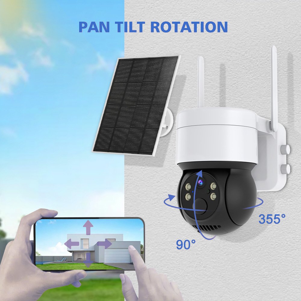 SZGOING 1080P Outdoor Wireless Battery Power Security WiFi Network Camera iCsee Solar PTZ Cctv Camera
