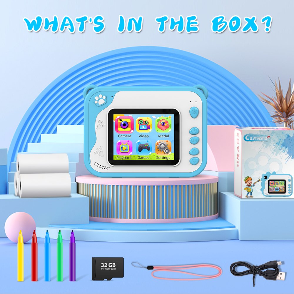 Wholesale Low Prices Instant Photo Print Portable Camera Kids Colorful printing camera