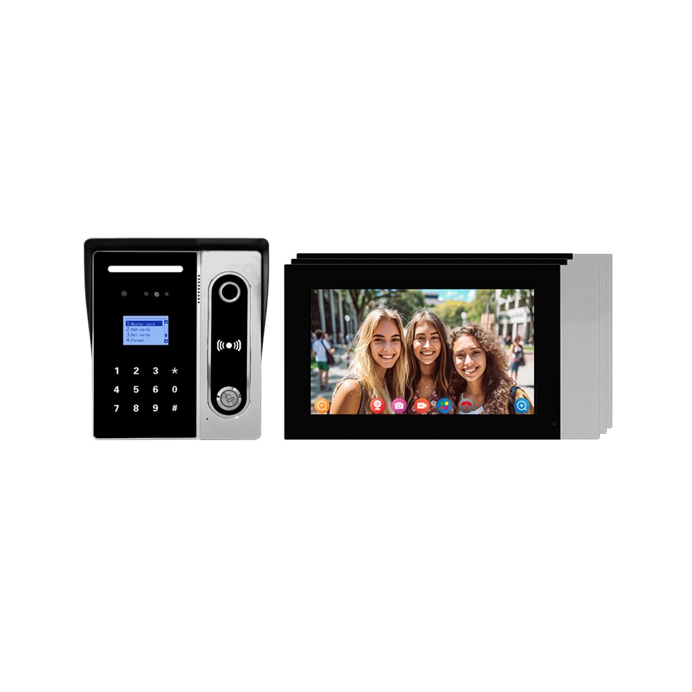 Tuya App Smart Doorbell Face Unlock Factory Outlet Price With With Aluminium Alloy Mini Waterproof Panel Camera For Villa