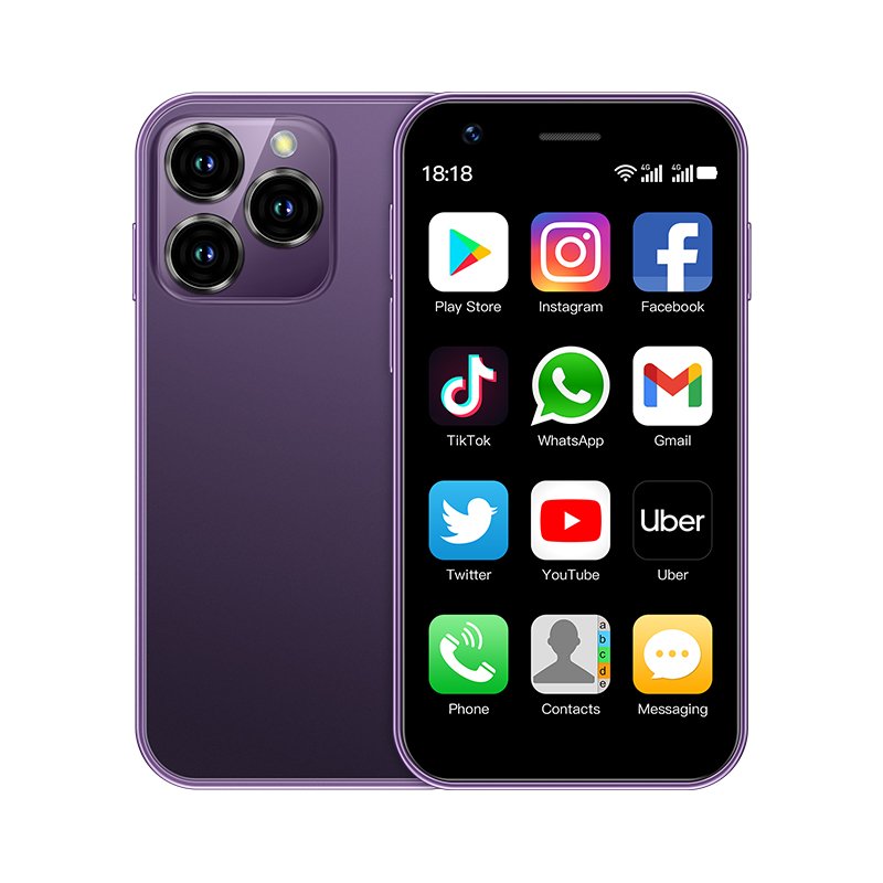 best selling XS16 3 Inch Small Mobile Phone Android 10 Mini Porket phone 2000mAH 4G LTE 3+64GB Mini Android Smart Phone