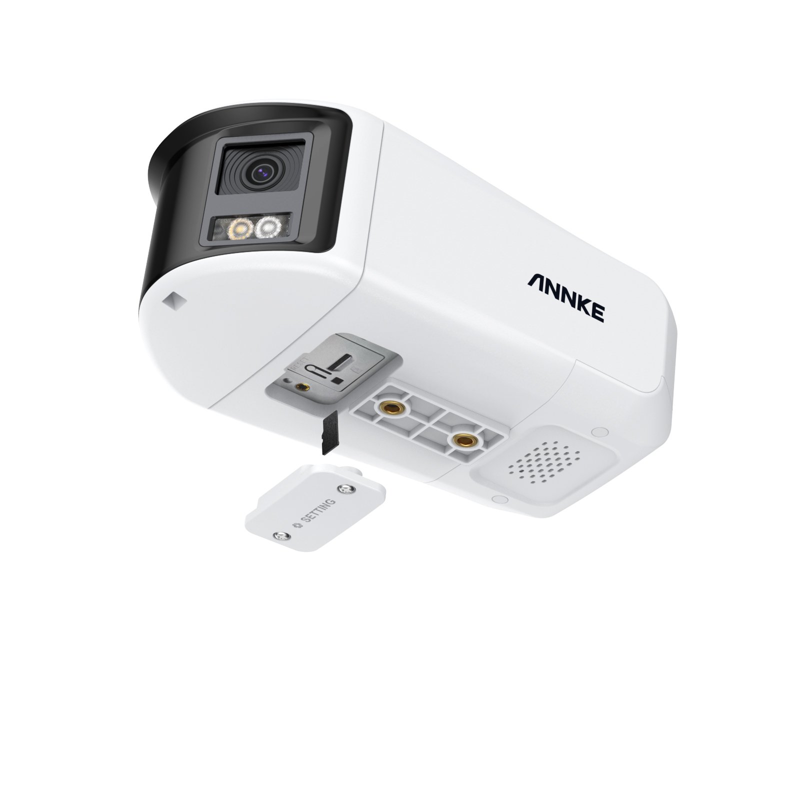 ANNKE 4K Panoramic180 Degree POE IP CCTV Camera with Intelligent Surve illance & Audio Warning & Two-Way Audio Bullet Camera
