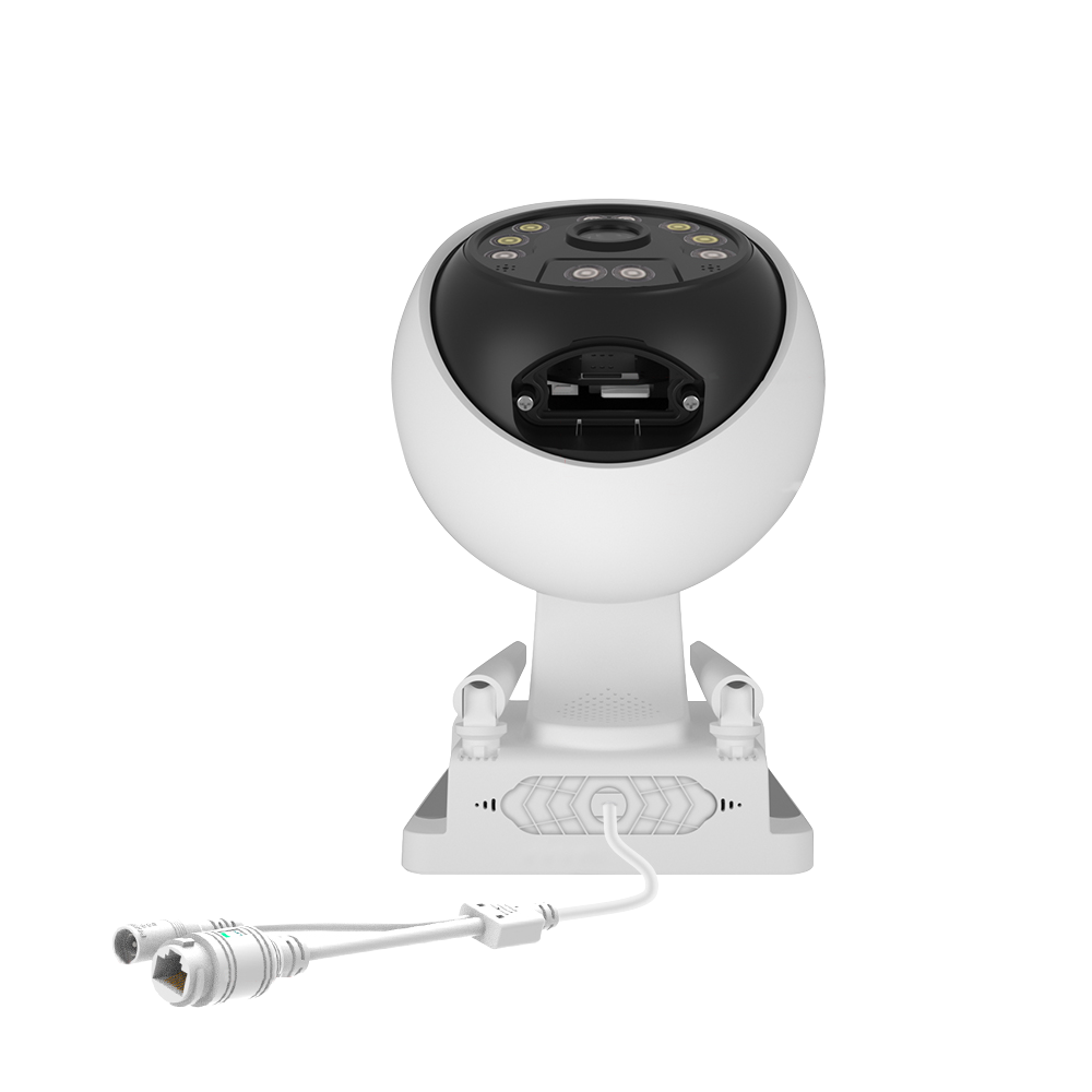 PTZ 2.5inch wifi outdoor camera CCTV camera wifi camera support human detection and audio and visual alarm for alarm system