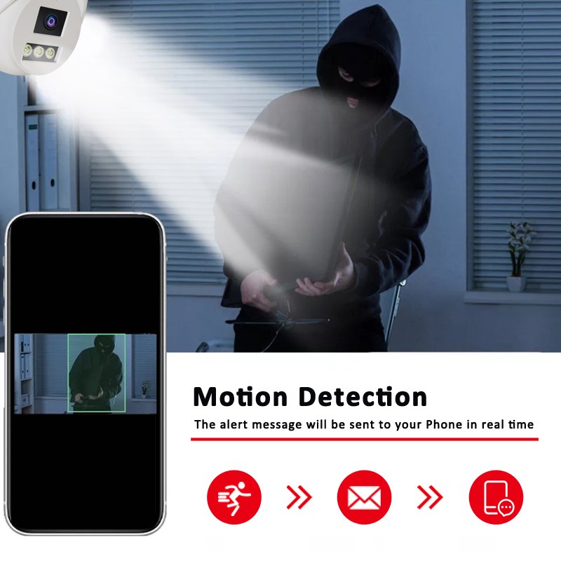 Fosvision Full color Hd AHD Camera Night Vision Indoor Security Surveillance 2mp Dome Cctv Camera 1080P