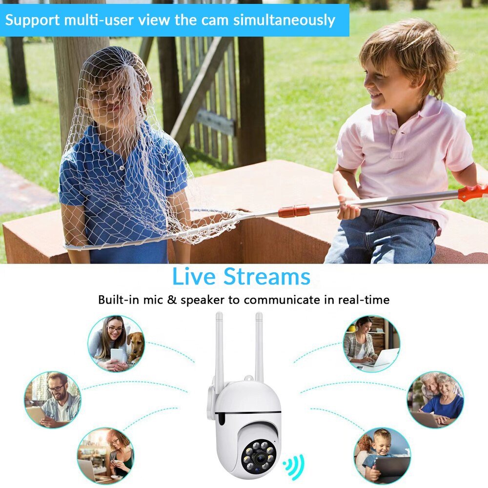 V380 Pro Mini WiFi Camera Two-way Talk 2MP 3MP Human Motion Tracking Smart Alert Push Security CCTV Camera