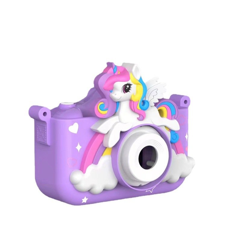 Photography Children Mini Camera Toy Digital Purple Unicorn Kids Camera For Birthday Gifts Toys