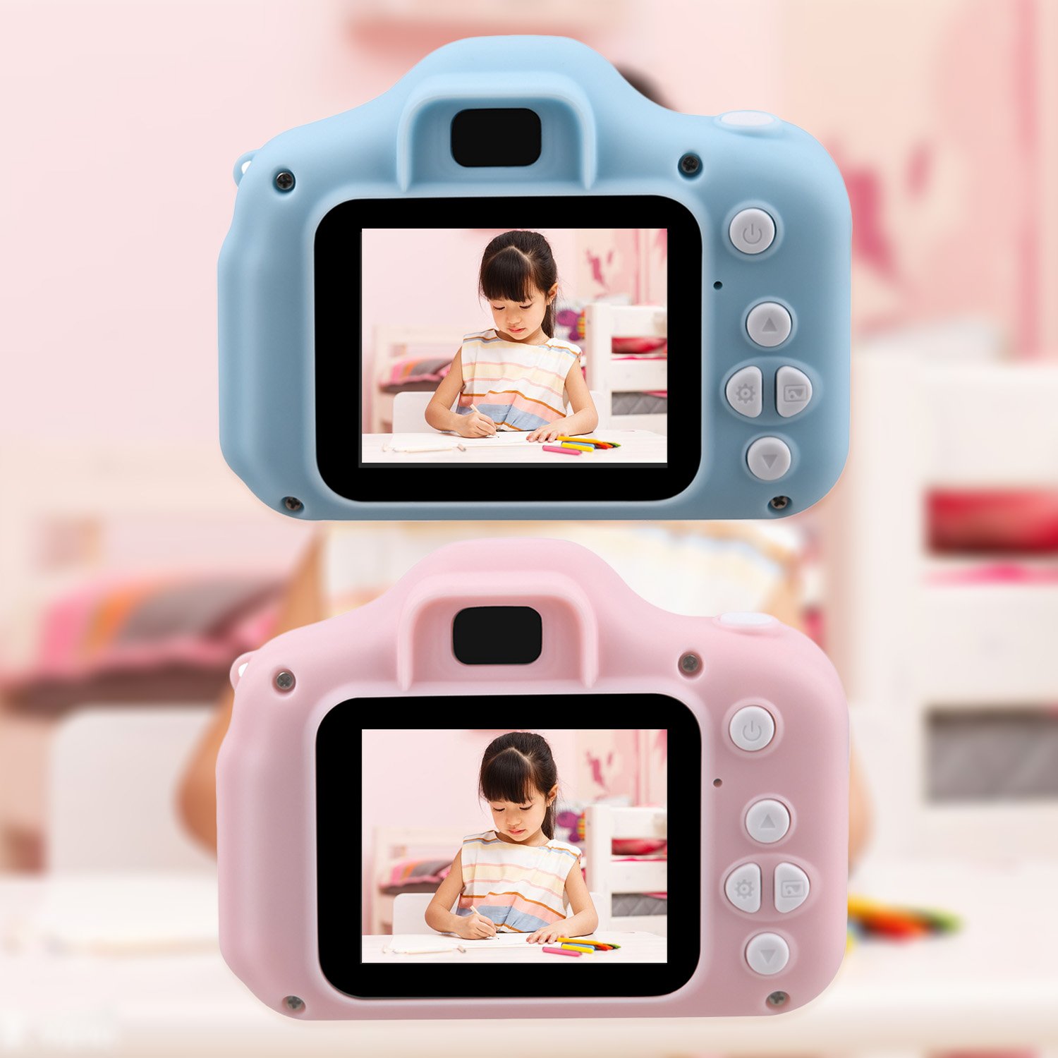 X2 Children's Digital Camera Mini Take Pictures and Video Small SLR Camera Gift Toys for Kids