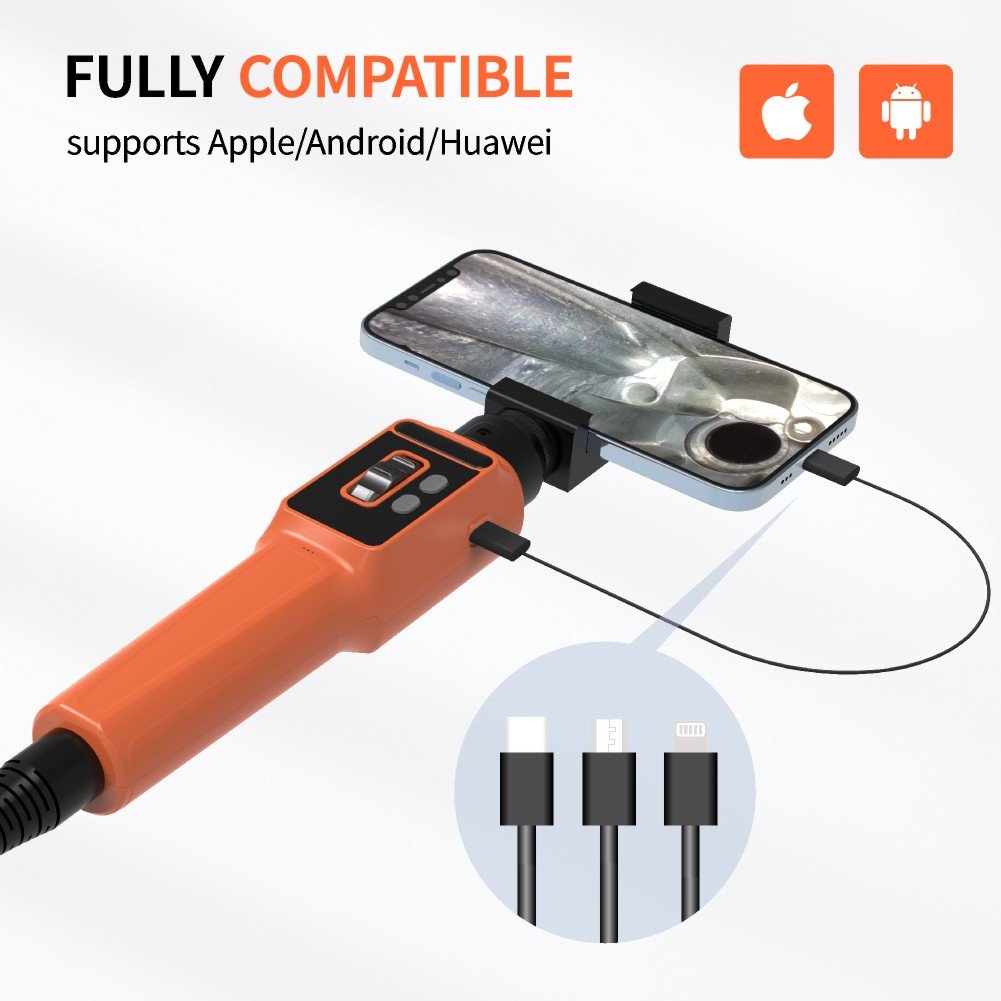 2024 Hot Industrial Borescope USB Portable Car Inspection Endoscope Video Borescope Analog Inspection Camera