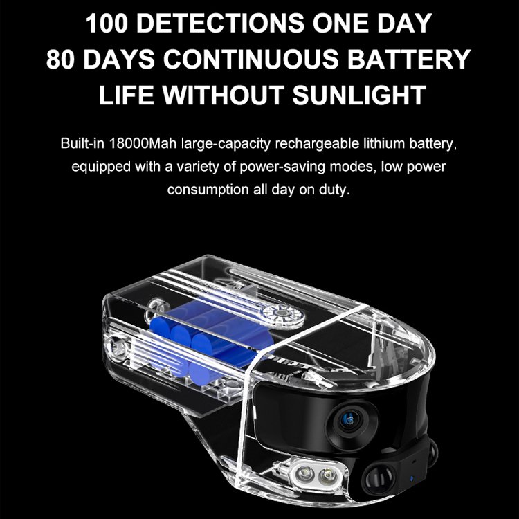 Super Wide-angle Solar Network Camera 4G Dual Lens 8MP 180 Degree Wifi Camera Indoor H.265 Wi-fi Solar Camera on Sale