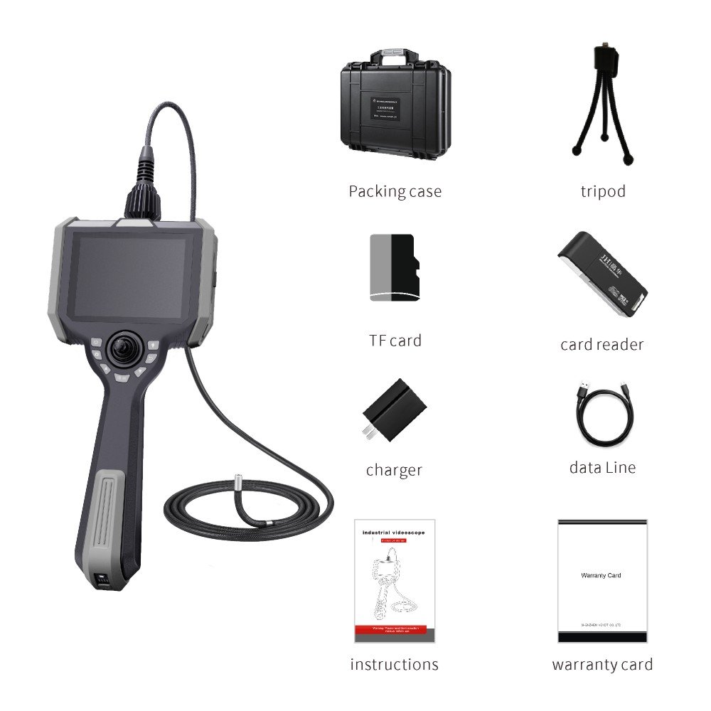 VSNDT GK6010 6mm industrial borescope,video borescope with 5'' HD LCD screen,industrial endoscope camera