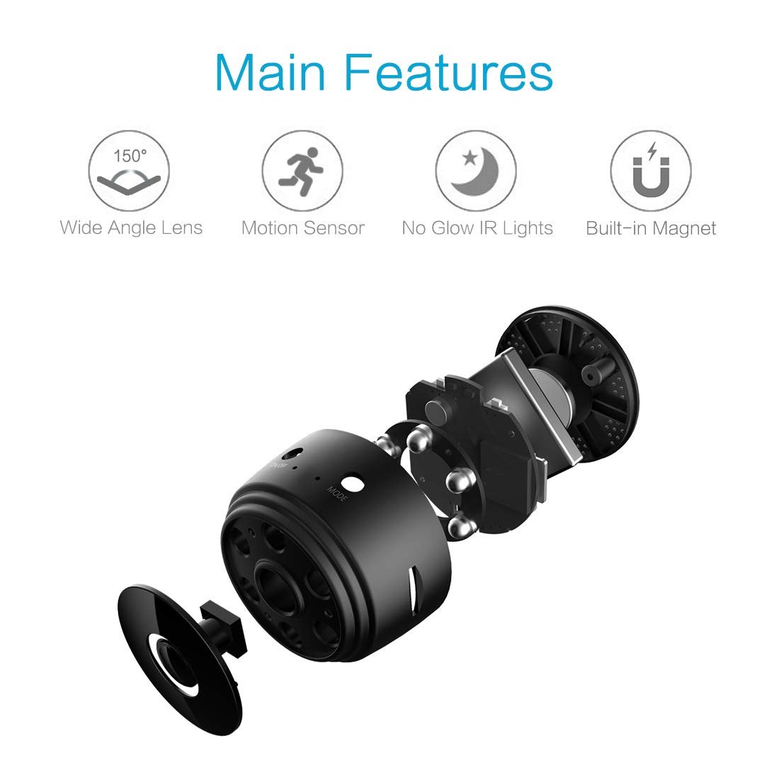 Factory Wholesale A9 Mini Camera Wifi Camera 1080P Hd Night Version Professional Camera Mini Micro