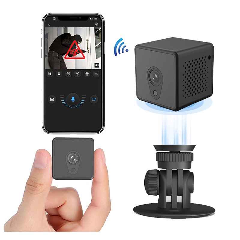 Small S1T Mini Camera Wi-Fi Motion Detection One-Way Audio Built-in Battery Night Vision Sport Mini Camera