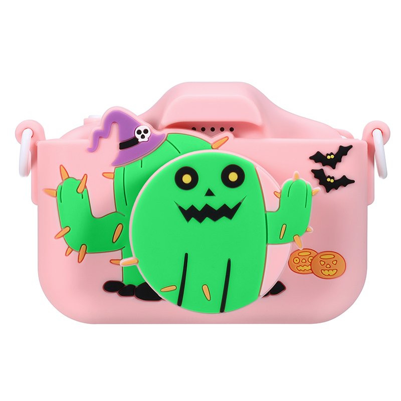 Children Digital Camera LCD Mini Cartoon Toy Camera Cat Digital Kids Gifts Gaming DV Camera Photo Stickers