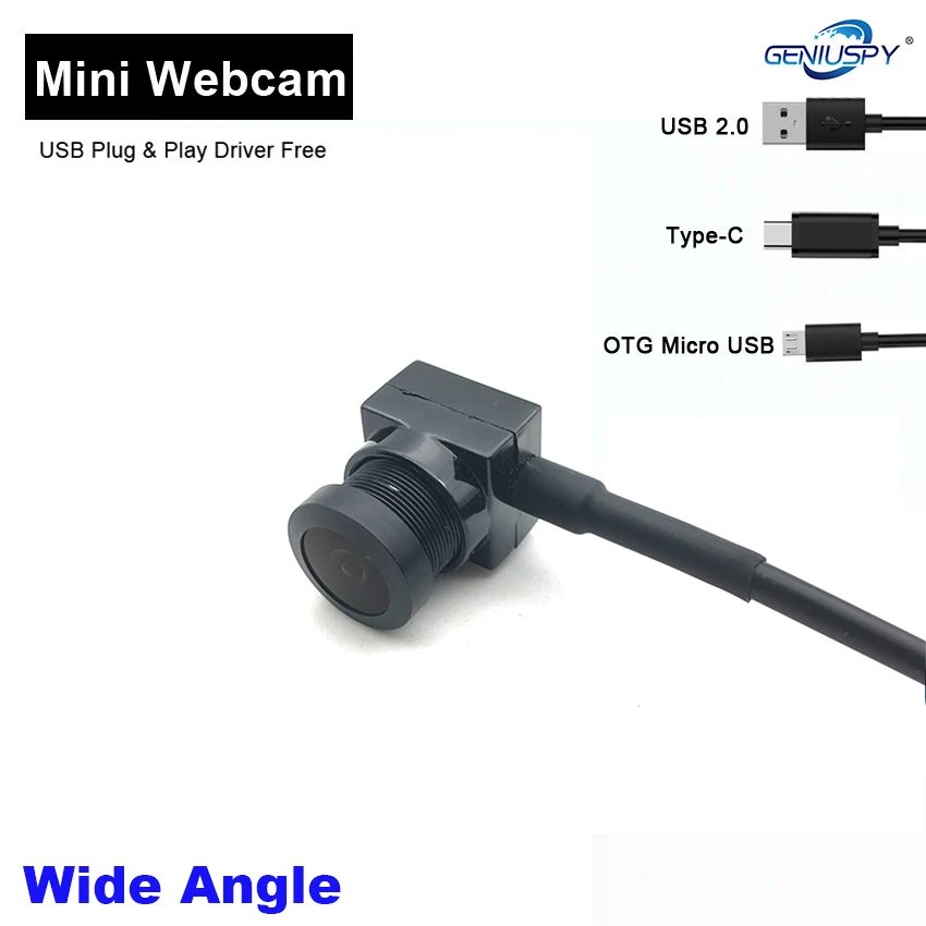 1MP/2MP/4MP/8MP High Definition USB Camera Small Size CCTV OTG ATM Face Recognition Wide Angle CMOS UVC Mini Camera Indoor