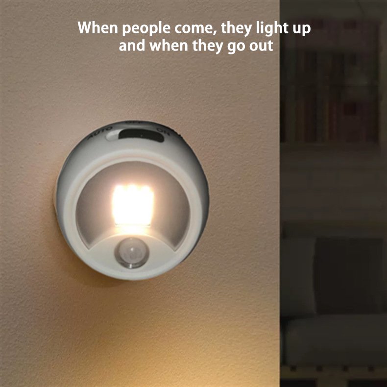 Outdoor New Trend Motion Sensor Led Light Battery Virtual Intelligent Security Camera Analog Monitoring Light
