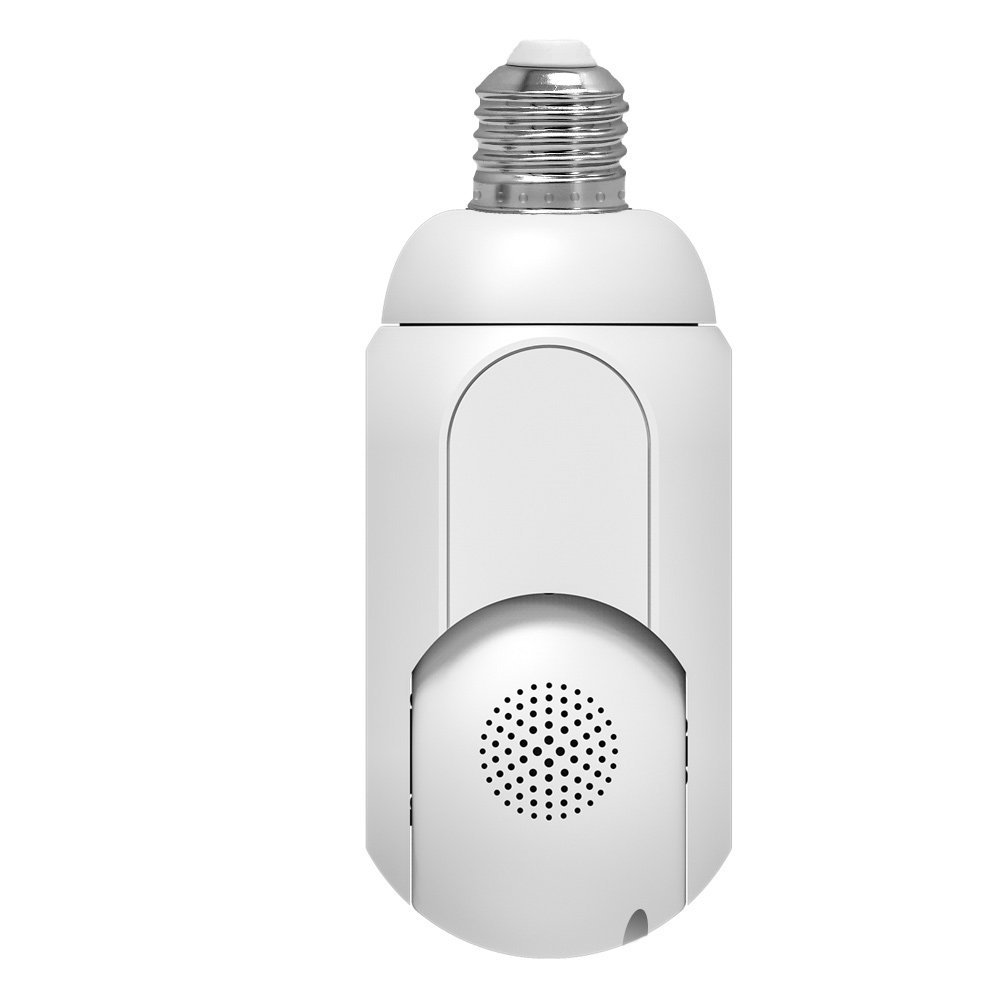 2024 New Indoor Light Bulb Network Camera Night Vision 360 degree Home Security Camera tuya