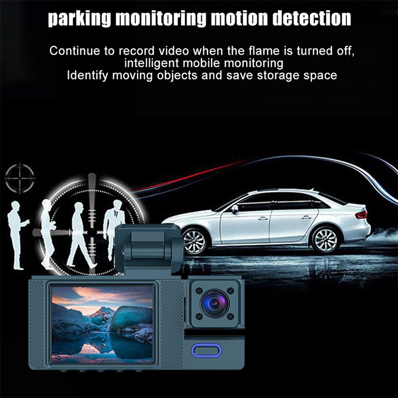 High Resolution Dash Cam Vehicle Camera 2024 Universal Car Black Box Best Quality Dash Cam With Built In Battery