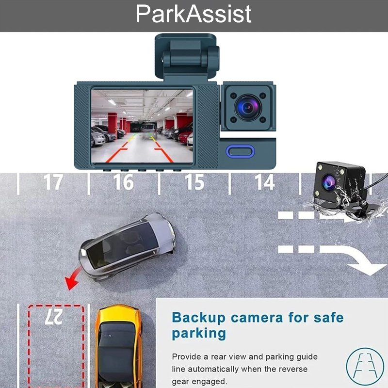 High Resolution Dash Cam Vehicle Camera 2024 Universal Car Black Box Best Quality Dash Cam With Built In Battery