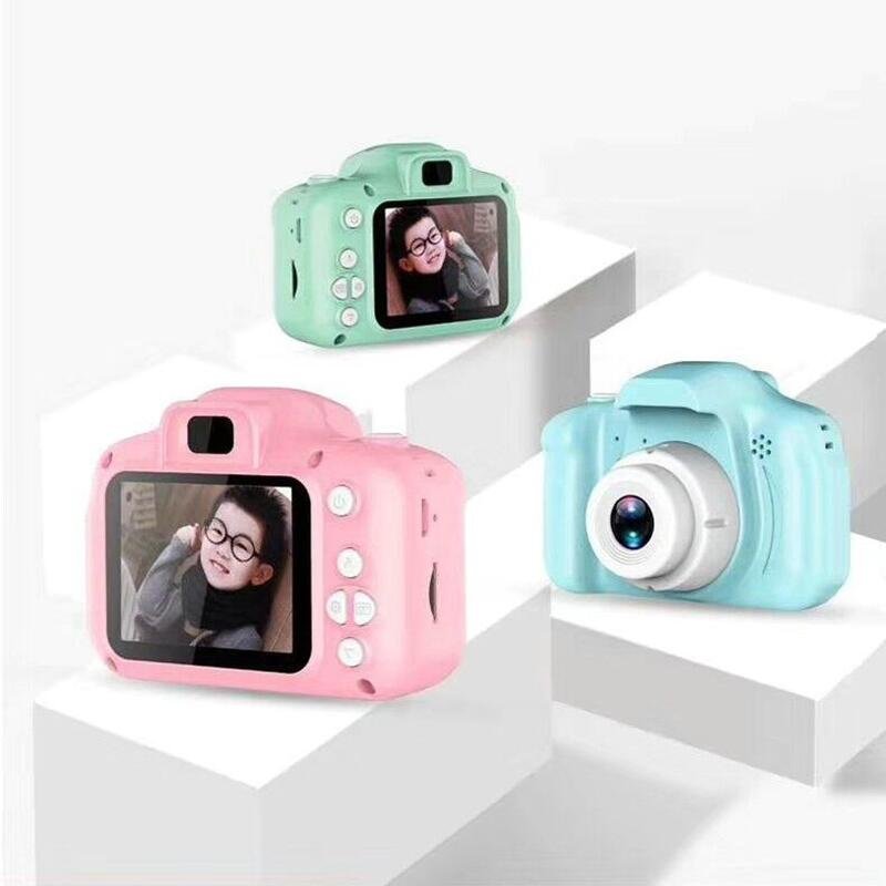 X2 Smart Children's Mini Digital Camera HD Cartoon Photograph Video Small Camera Toy Kids Party Gift Mini Plastic Toy Cameras