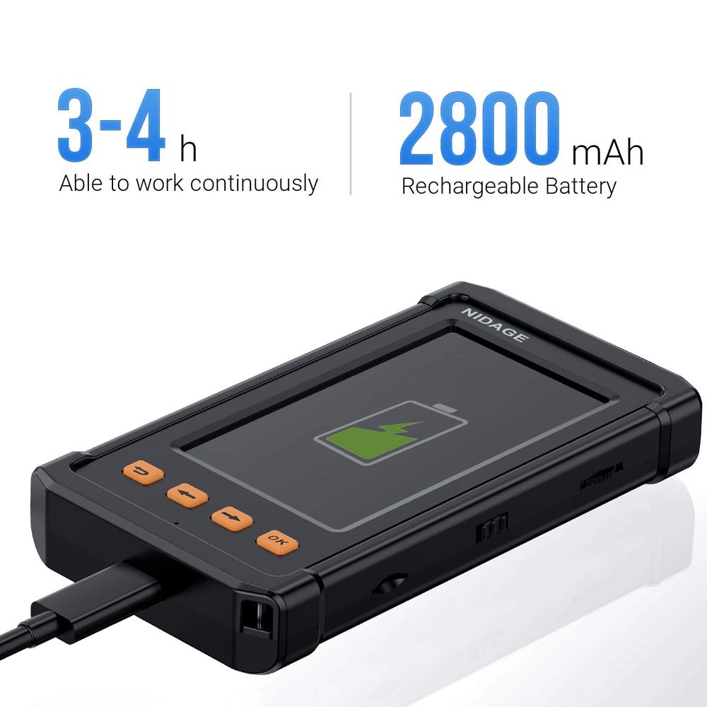 Pipe Sewer Inspection two Camera Dual Lens 1080P Industrial Endoscope 4.3 Screen Waterproof Borescope Snake with 7 LED PQ307