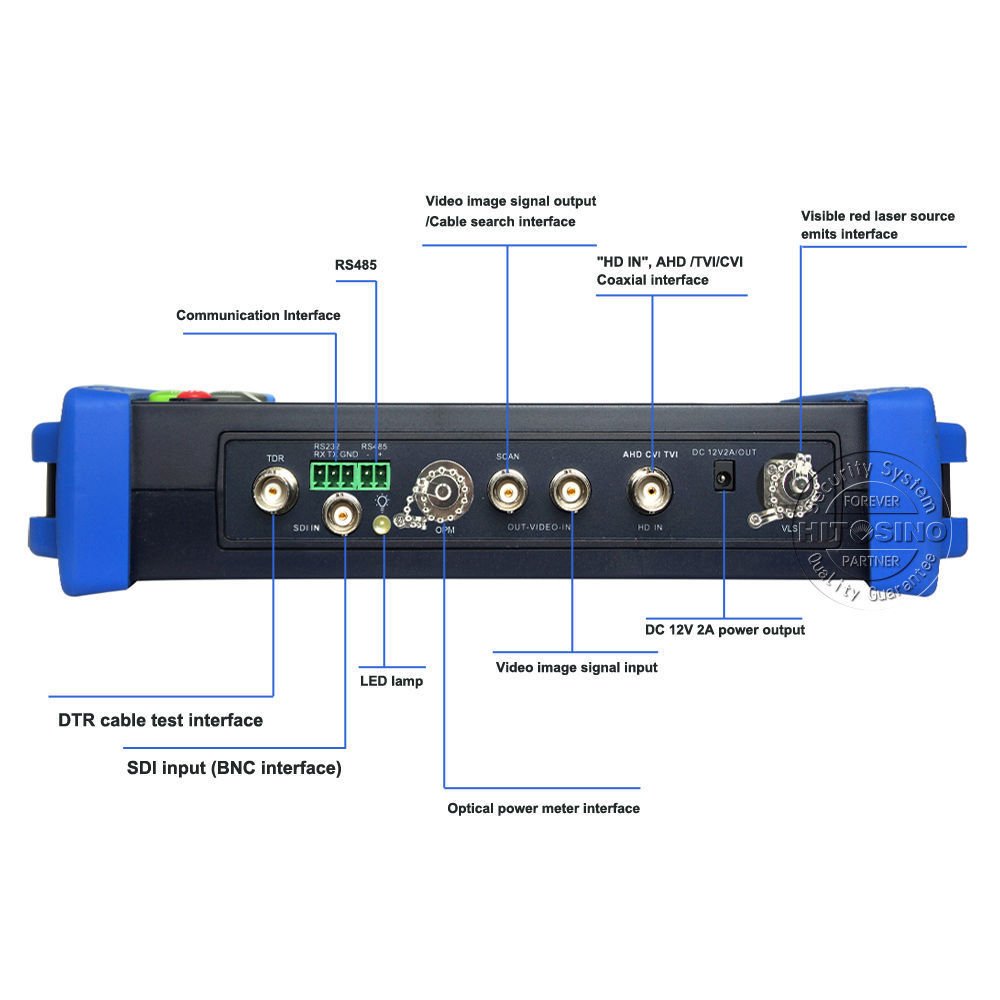 8600 Series IPC Tester CCTV Tester Coaxial IP Analog PTZ Camera Test
