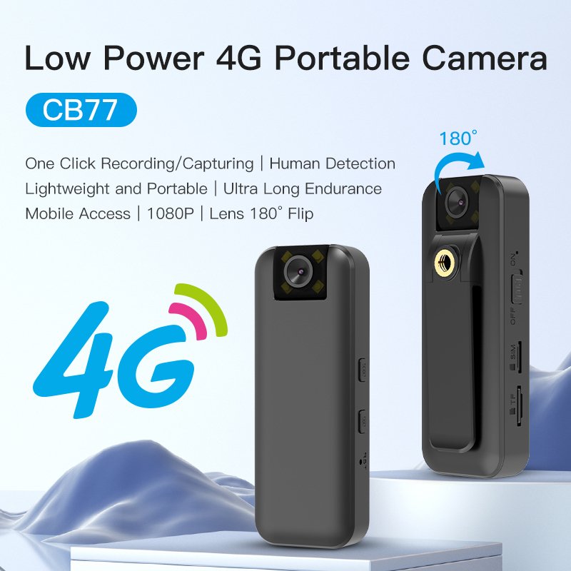 HD Portable Wireless Battery Camera WiFi 4G Optional Mini Camera Security Outdoor Sports Cameras for Security