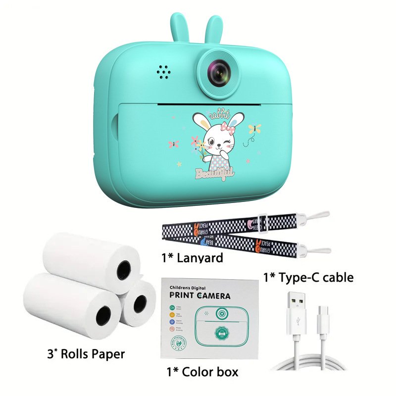 2024 New Children Camera Can Take Pictures Automatic Mini Photo Printer Games New Toys