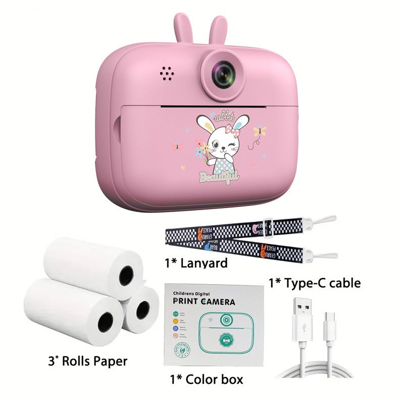 2024 New Children Camera Can Take Pictures Automatic Mini Photo Printer Games New Toys