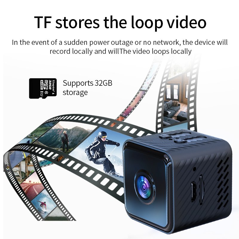 New 1080p DH wifi camera home security indoor mini wireless Security tiny night vision cameras mini tiny cameras