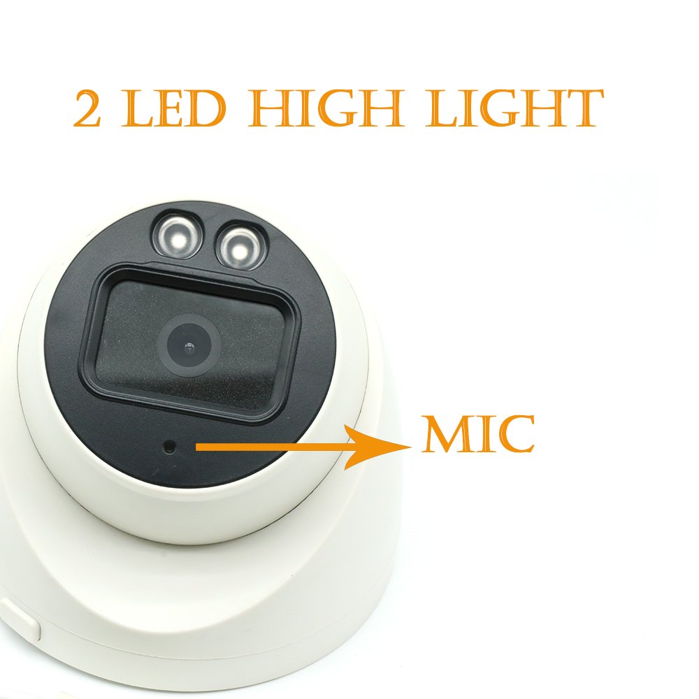8MP real 4K definition IP CCTV Camera Network camera with POE function 3.6mm/6mm Lens