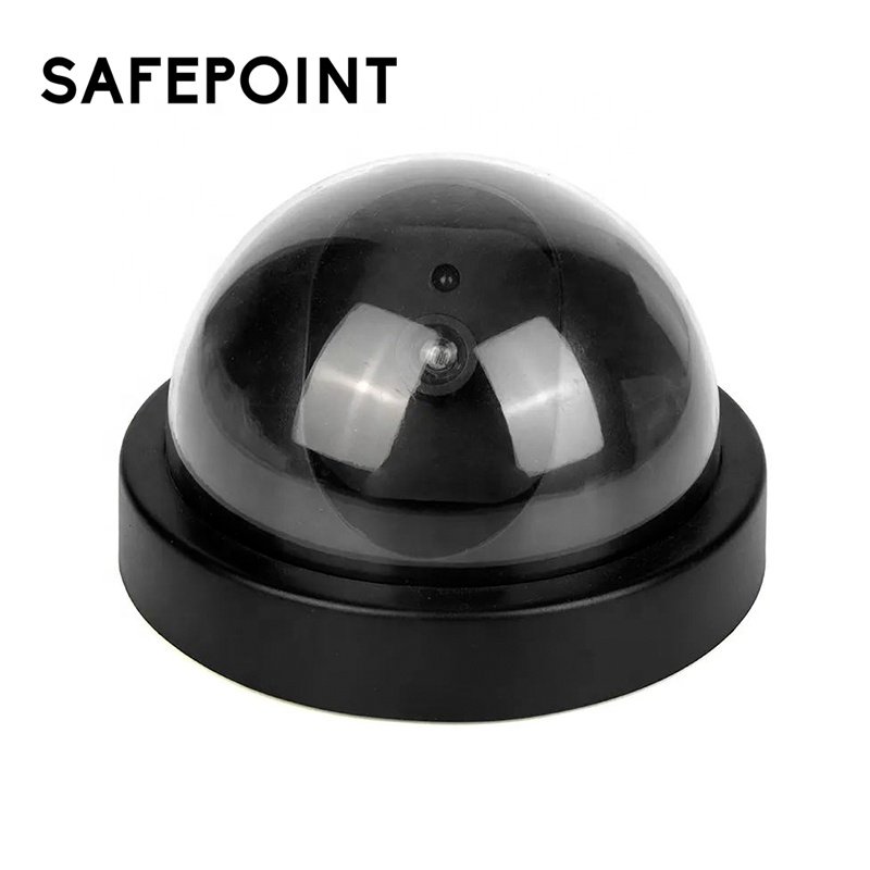 SAFEPOINT HSC006 Indoor IR Infrared LED Blink Flashing Light CCTV Waterproof Simulation Dome Dummy Fake Camera