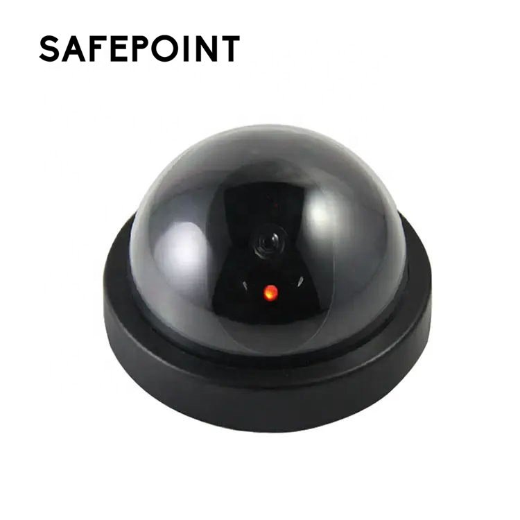 SAFEPOINT HSC006 Indoor IR Infrared LED Blink Flashing Light CCTV Waterproof Simulation Dome Dummy Fake Camera