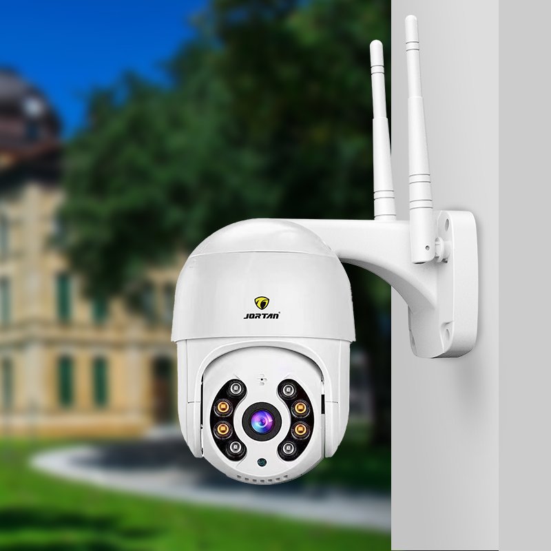 Jortan Full HD 1080p Auto Tracking Wireless Ip Security Speed Ptz Camera Outdoor Human Detection Smart Tuya Cctv Ptz Wifi Camera