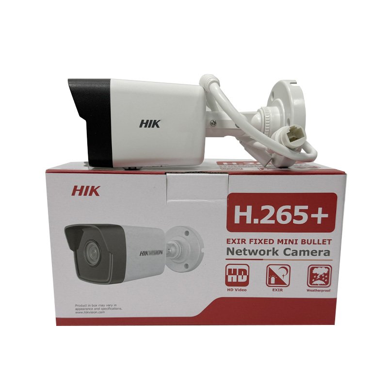 Stock Original HIK DS-2CD1023G0E-I H.265 30m IR Motion detection Fixed Bullet 2MP Network Camera