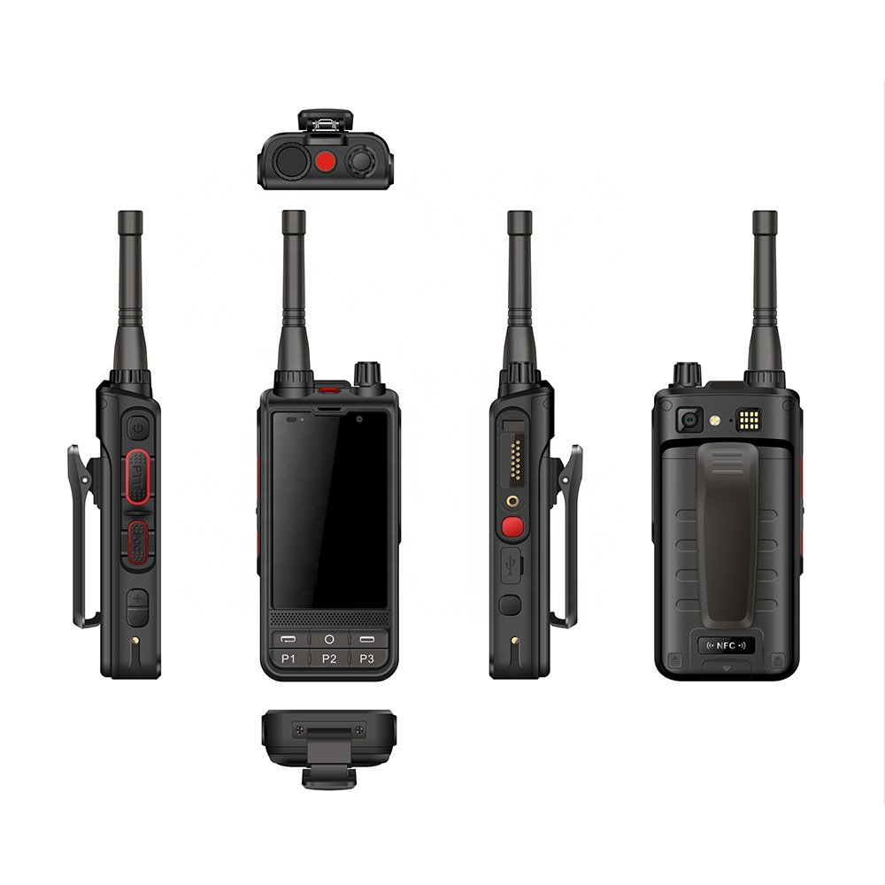 UNIWA W6+ 4G LTE Two-Way Radio Smartphone with 1GB RAM 8GB ROM Android 10 IPX7 Waterproof Interphone Zello POC Walkie Talkie