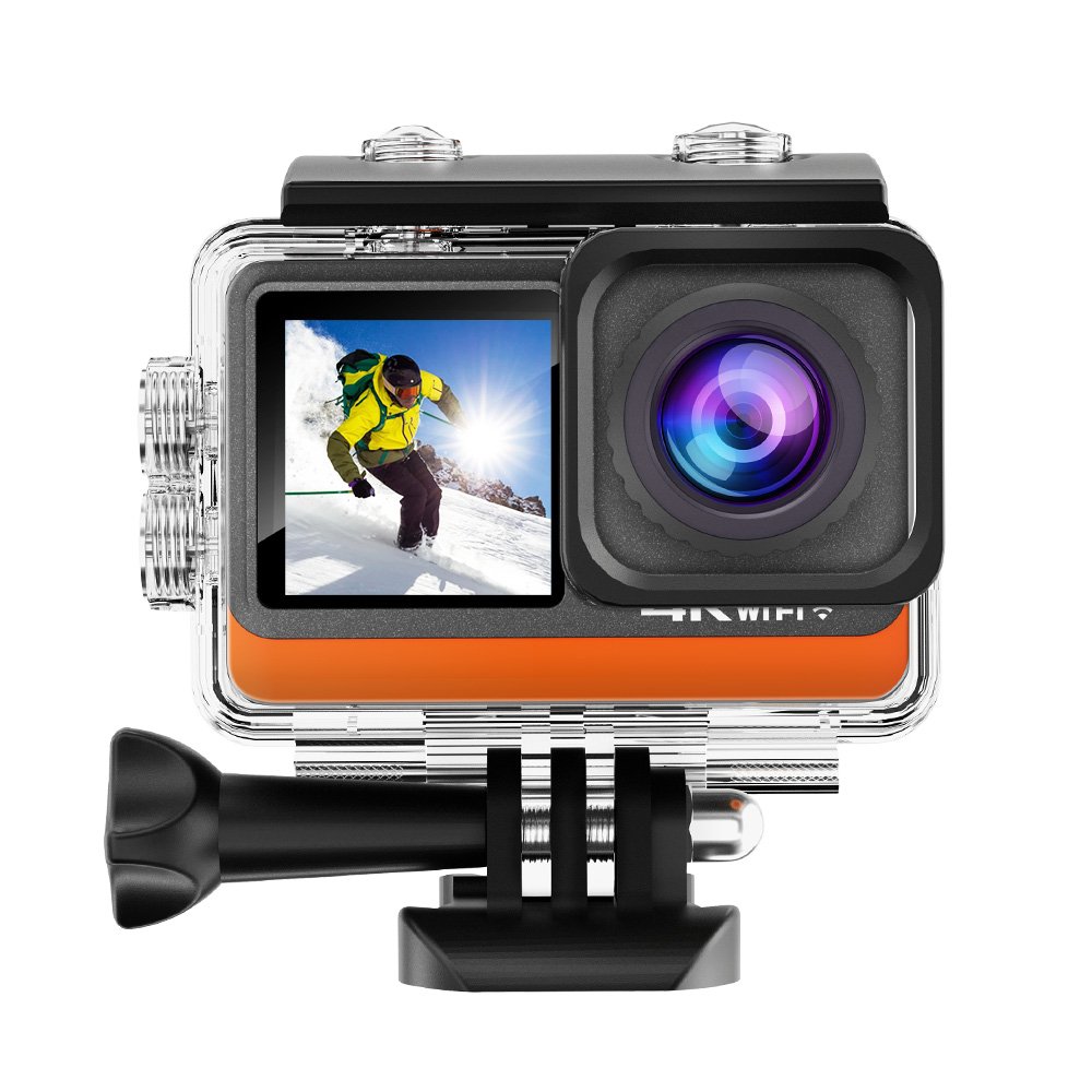 Portable Tiktok Youtube Eken H9r Wifi Anti-Shake Motorcycle Dual Sports Mini Action Camera 4k Hd
