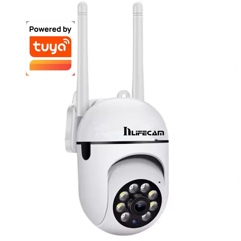 Tuya Smart APP 3.0MP Wireless Wifi Camera Outdoor AI Human Auto-Tracking Wifi PTZ Camera CCTV Camera