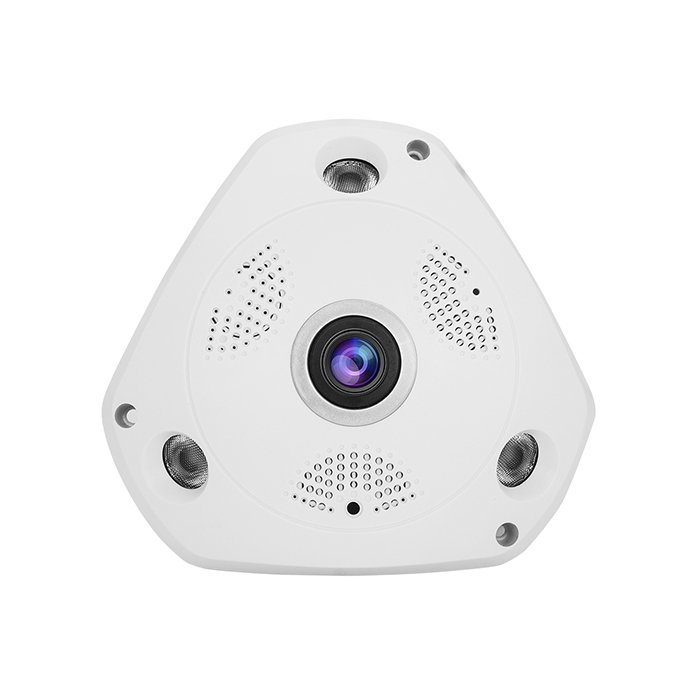 CCTV TVI 2MP 5MP 8MP AHD 180 Degree Panoramic Camera 3pcs Array IR Leds 1.7mm 1.44mm Fish Eye Lens Fisheye Camera Analog 4in1