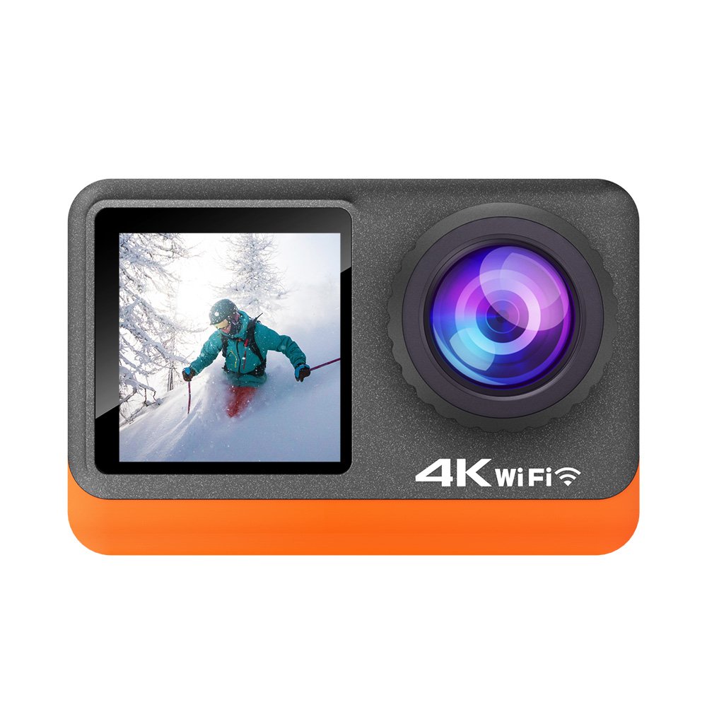 170 Degree Lens Action Camera Dual Screen Wearable Portable Mini Camera Sport Mini Action Camera With Case