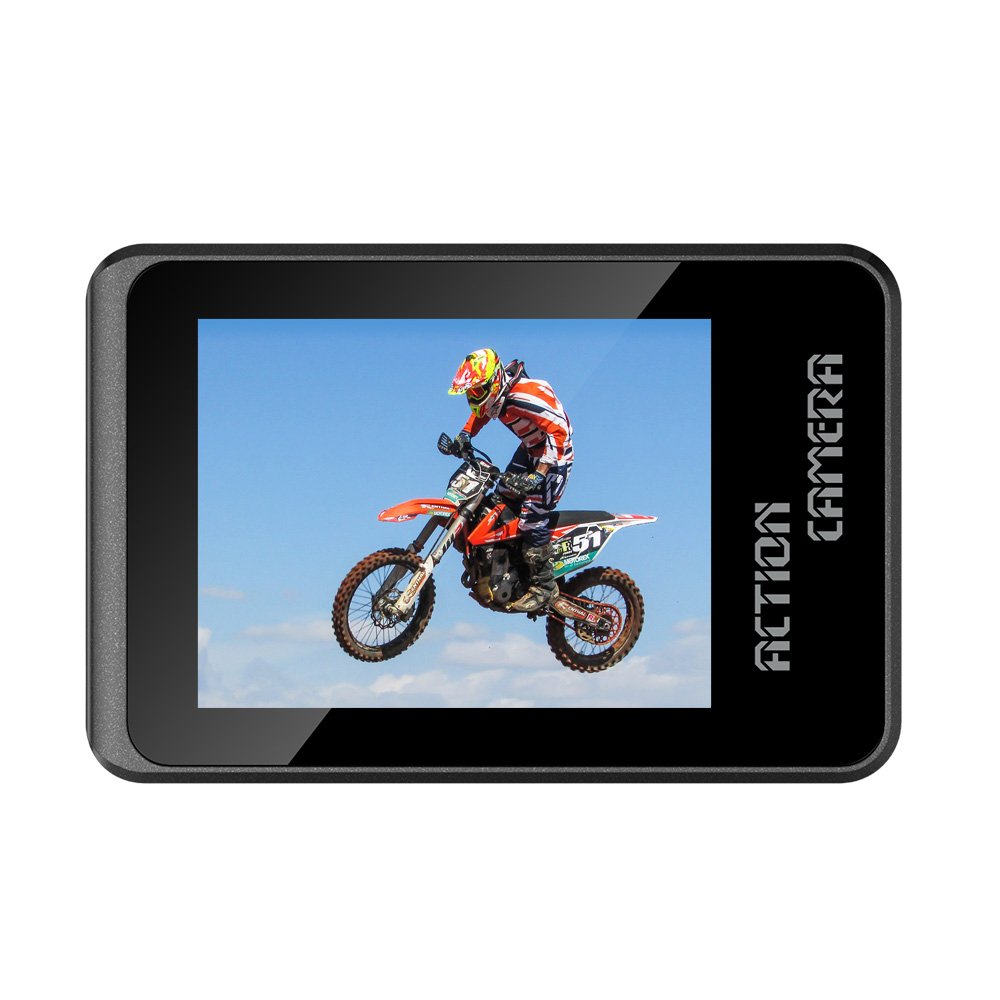 170 Degree Lens Action Camera Dual Screen Wearable Portable Mini Camera Sport Mini Action Camera With Case