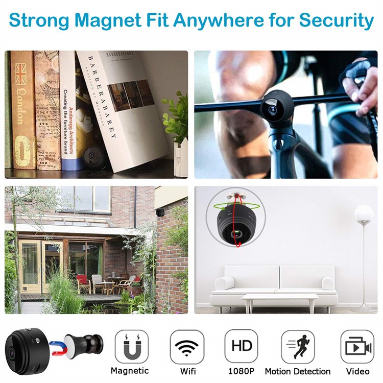 Smart Life Mini Wifi Cameras With A9 Surveillance Magnetic Home Security Night Vision Video Micro Cctv Camera A9