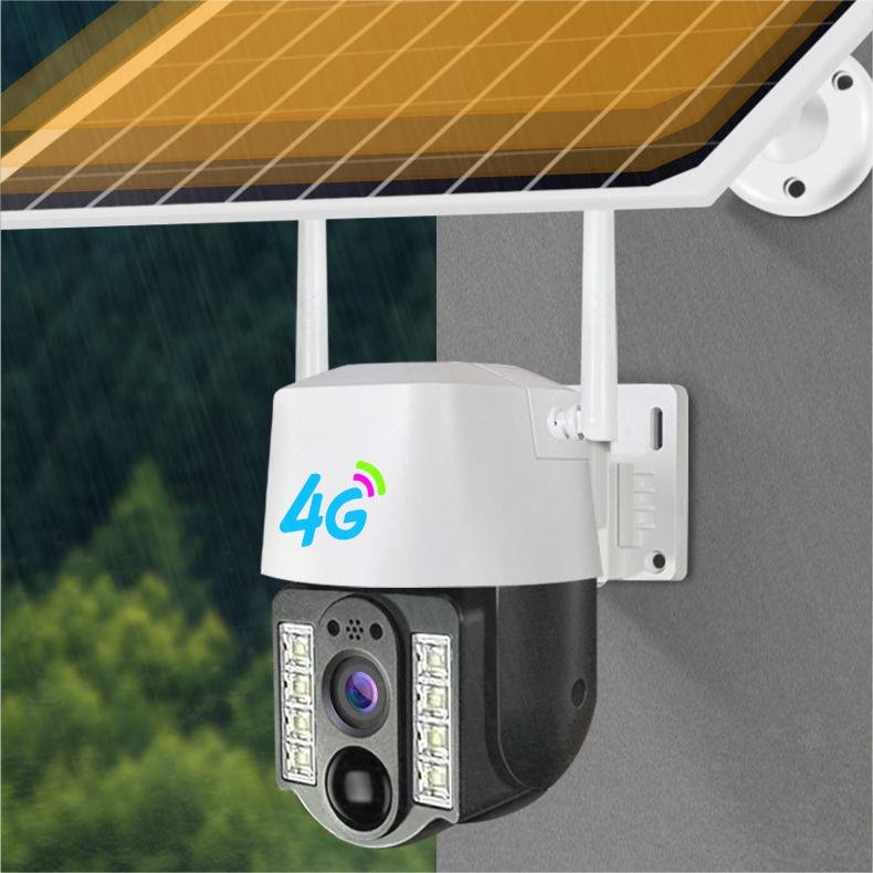 Solar Floodlight Camera 3mp Camera Solar With Smart Pir Sensor Security Solar Camera Outdoor solar network