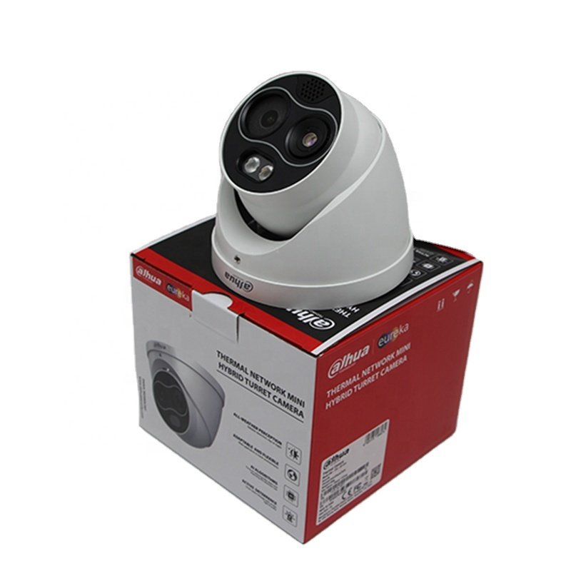 Dahua Original TPC-DF1241-B2F2-DW-S8 Thermal Network Mini Hybrid Eyeball Camera Vanadium oxide uncooled focal plane detector