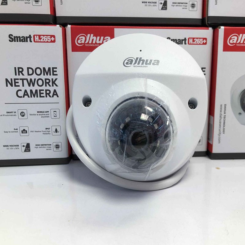 In Stock Dahua IPC-HDBW2449F-AS-IL 4MP Smart Dual Light Fixed-focal Dome WizSense Network Dahua Camera IPC-HDBW2449F-AS-IL