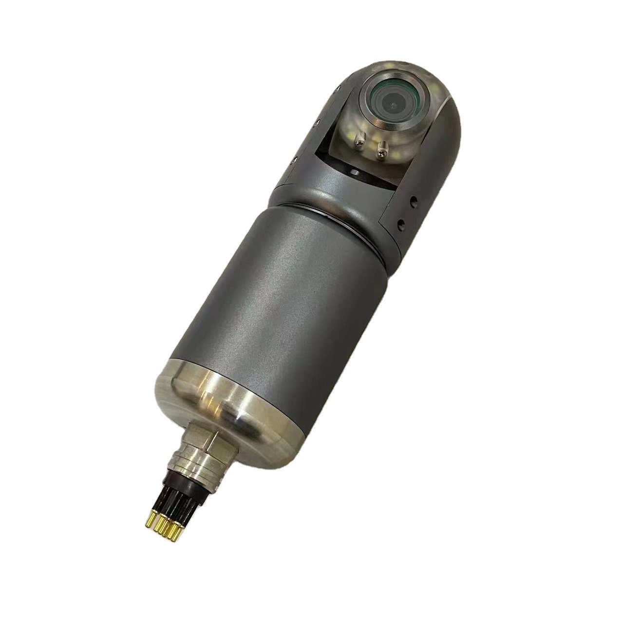 360deg stainless steel underwater PT camera subsea mini camera