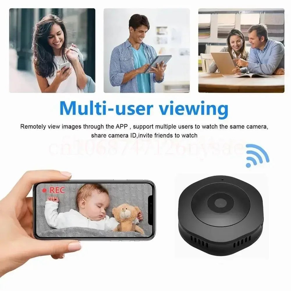 4K 1080p HD Mini Camera Wifi Smart Home IP Remote Portable Camcorder Night Vision Invisible Camera With Watch Band